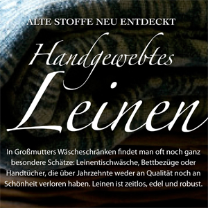 Titelseite des Magazins LandIDEE zum Artikel 'Handgewebtes Leinen'